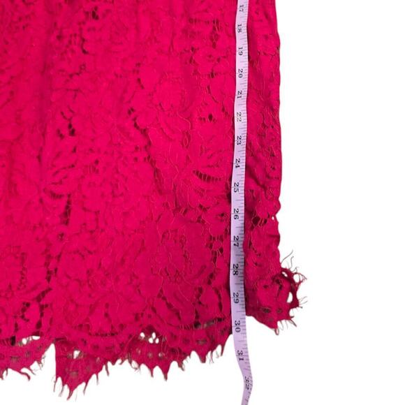 ASTR Women's Lace V-Neck Sheath Dress Pink Size medium - Picture 8 of 8